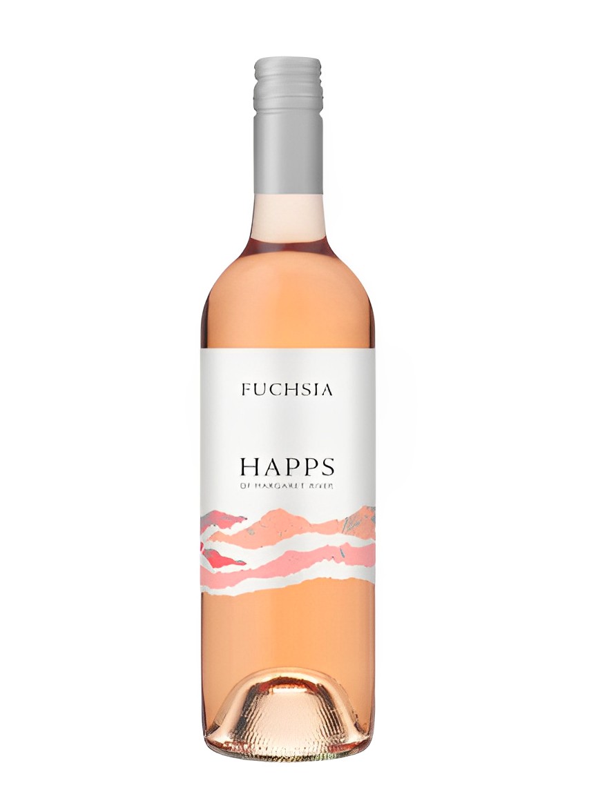 bottle of Happs Fuchsia Rosé 2021 (Very Sweet)