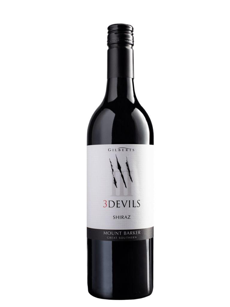 3 devils shiraz from gilberts winery