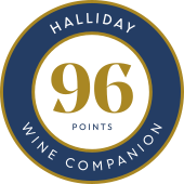 halliday 96 point wine review logo