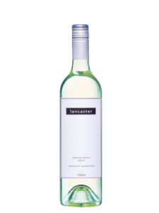 bottle of lancaster chenin blanc I got delivered in perth.