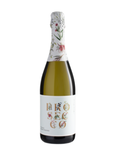 a bottle of madfish prosecco wine.