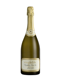 bottle of wine, Singlefile Sparkling delivered in Perth by partners in wine WA.