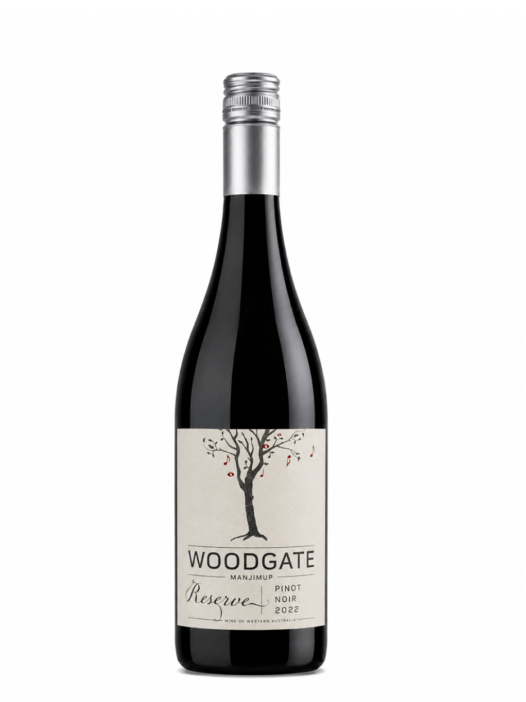 woodgate pinot noir wine bottle