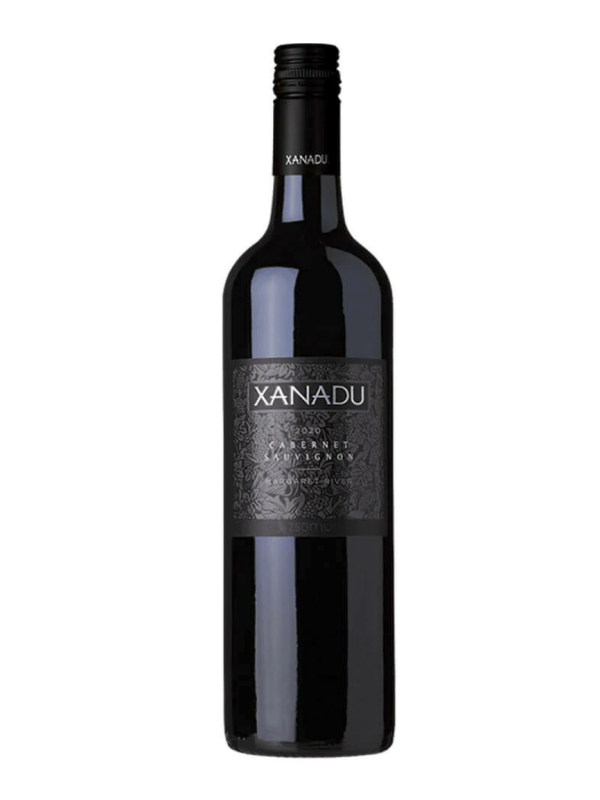 Xanadu cabernet sauvignon wine bottle. 2021 vintage
