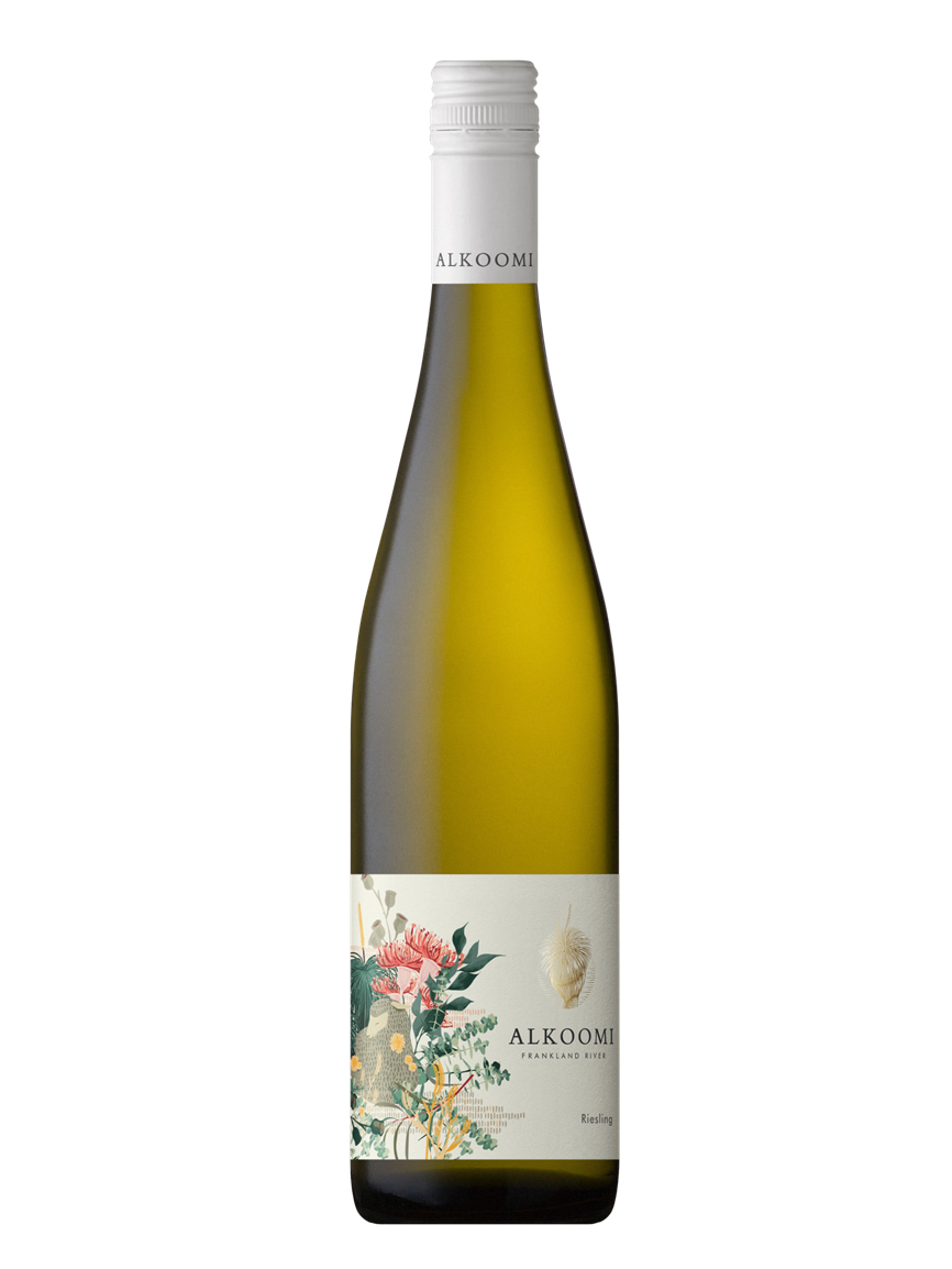 alkoomi grazing riesling wine bottle