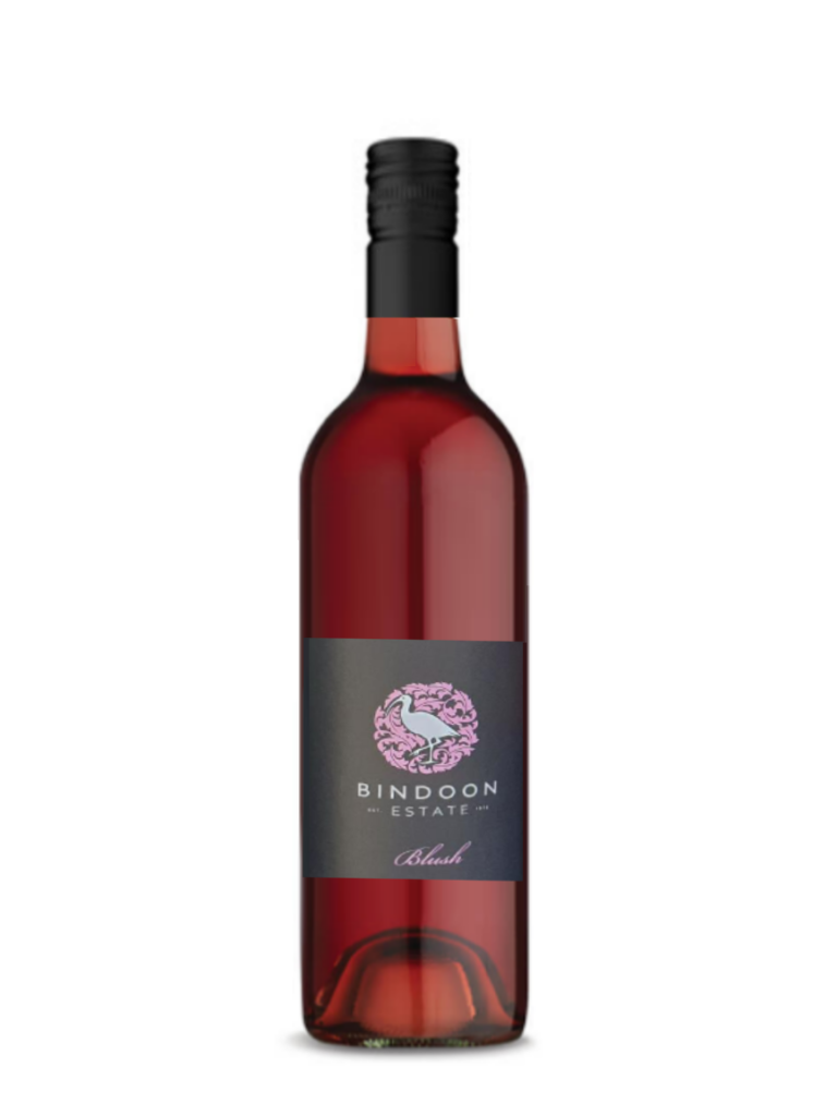 bottle of Organic Vineyard Blush Rose 2022 (Very Sweet)