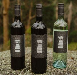 bottles of castelli estate silver series. 3 bottles, 2 are red wines and 1 is white.