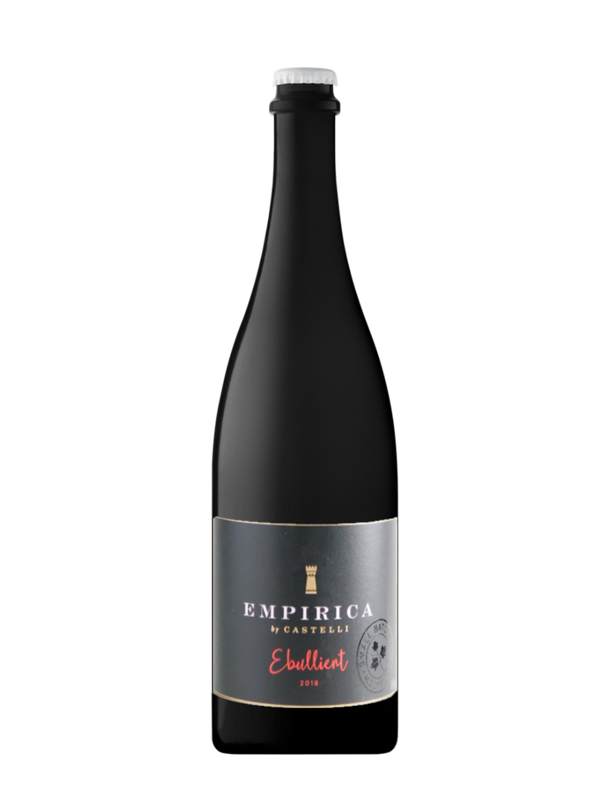 bottle of castelli wine, Ebullient Sparkling Grenache