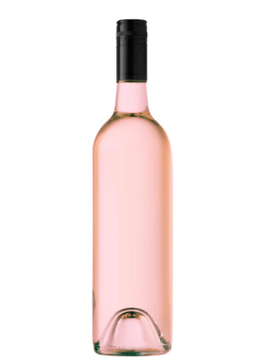 cleanskins rose wine bottle with no label