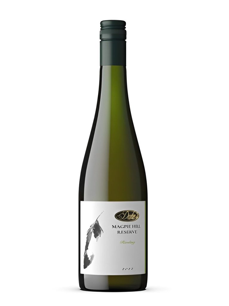 bottle of Magpie Hill Riesling 2021 & 2022