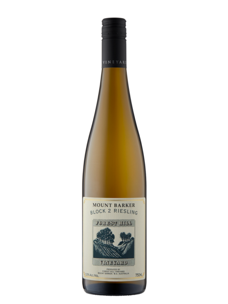 forest hill wine bottle, Block 2 Riesling from Western Australia.