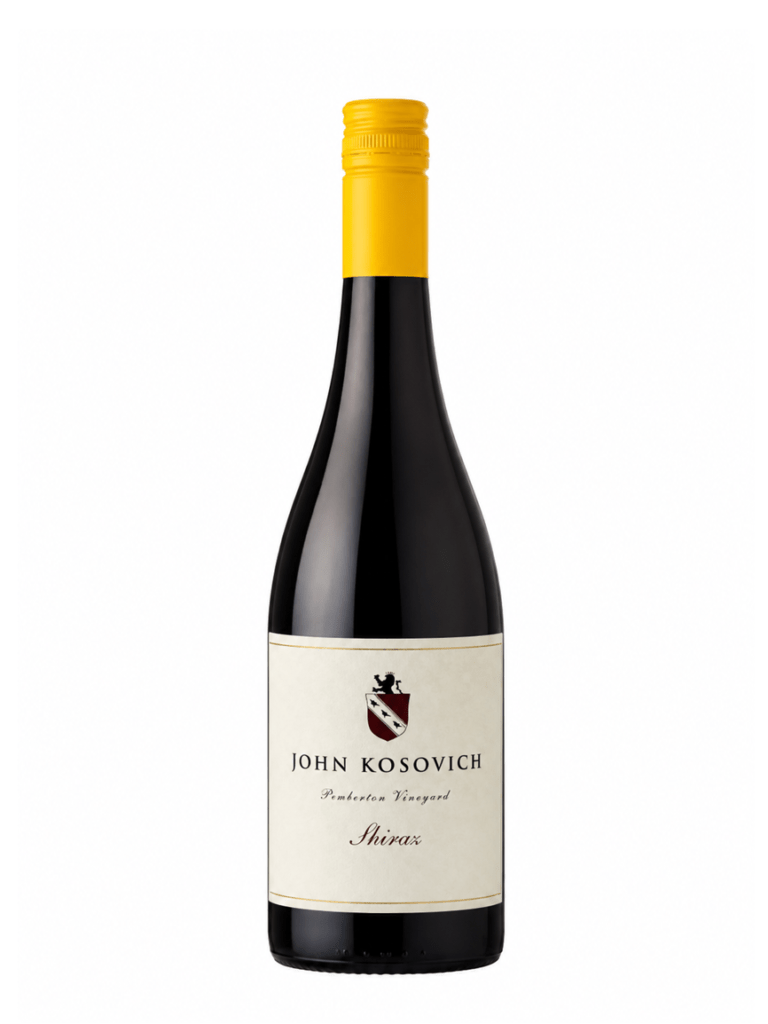 john kosovich shiraz wine bottle