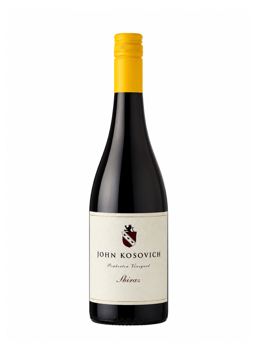 john kosovich shiraz wine bottle