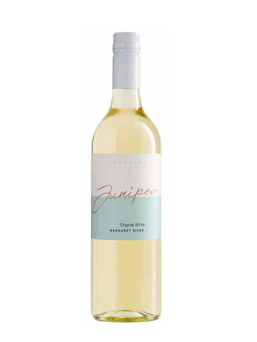 juniper crossing original white wine bottle