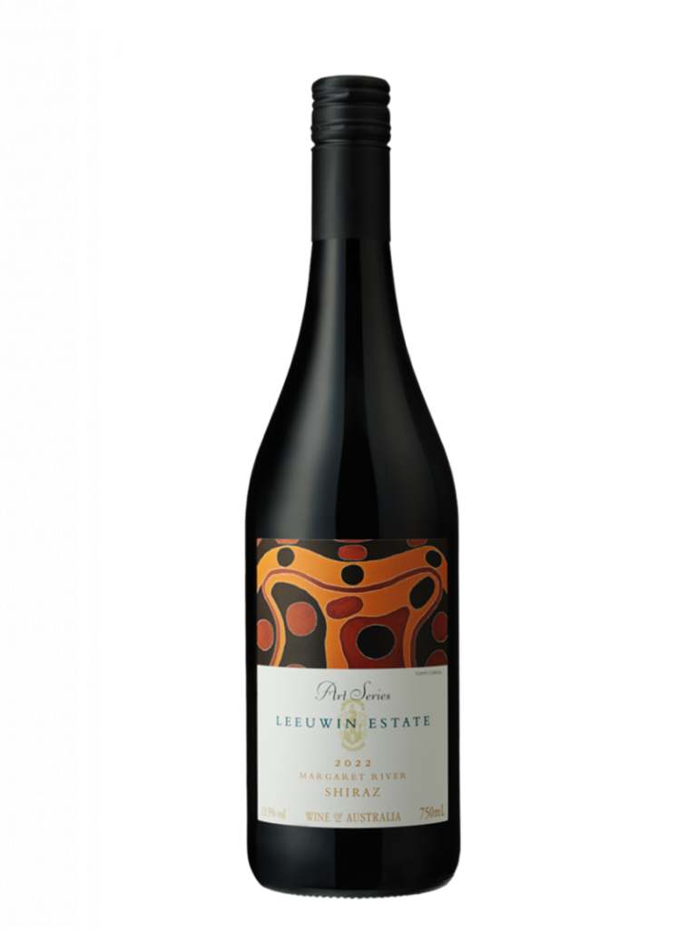 bottle of leeuwin estate art series shiraz purchased from partners in wine wa