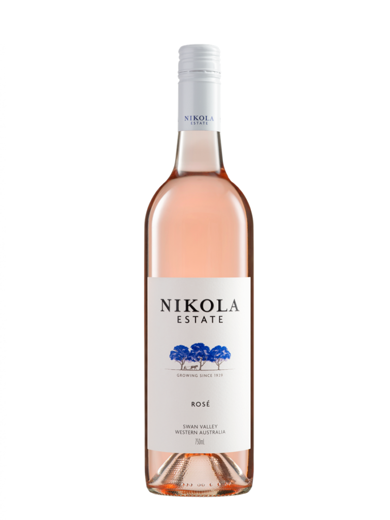 bottle of nikola estate rose from the swan valley, western australia.