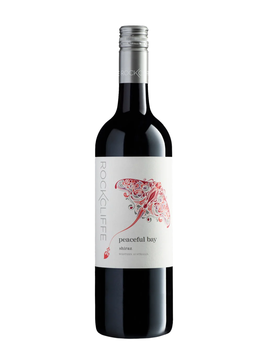 rockcliffe winery peaceful bay shiraz wine bottle