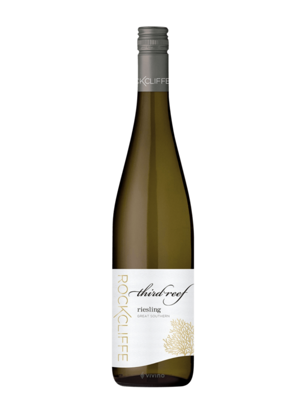 rockcliffe wines third reef riesling wine bottle.