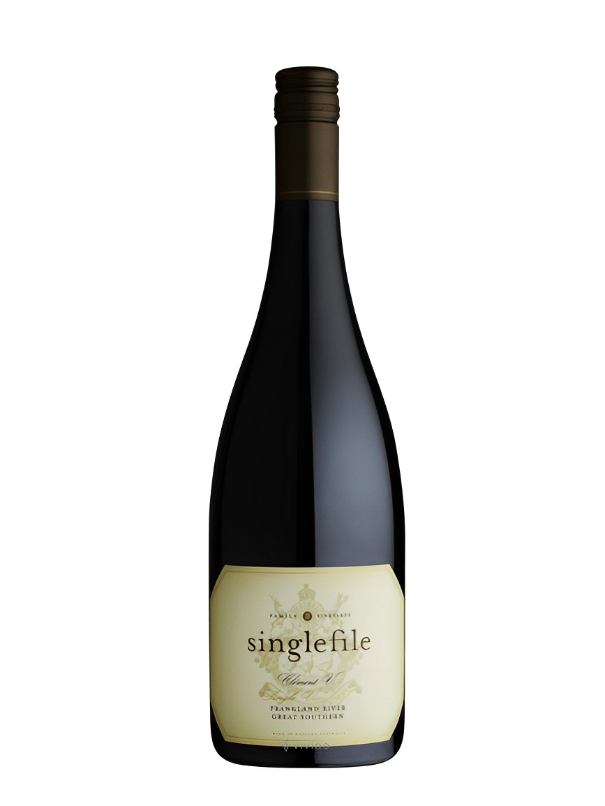 bottle of Singlefile Wines Clement V Shiraz, Grenache and Mourvèdre 2020