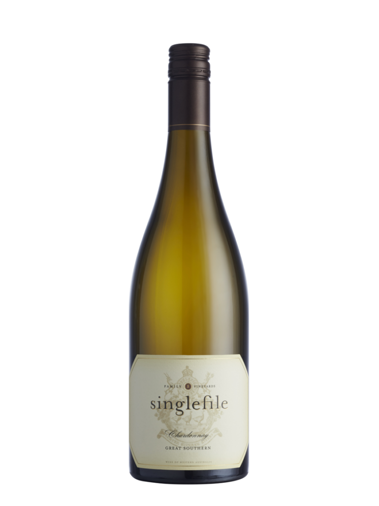 singlefile great southern chardonnay wine bottle