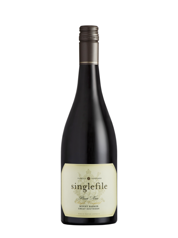 singlefile single vineyard mount barker pinot noir wine bottle