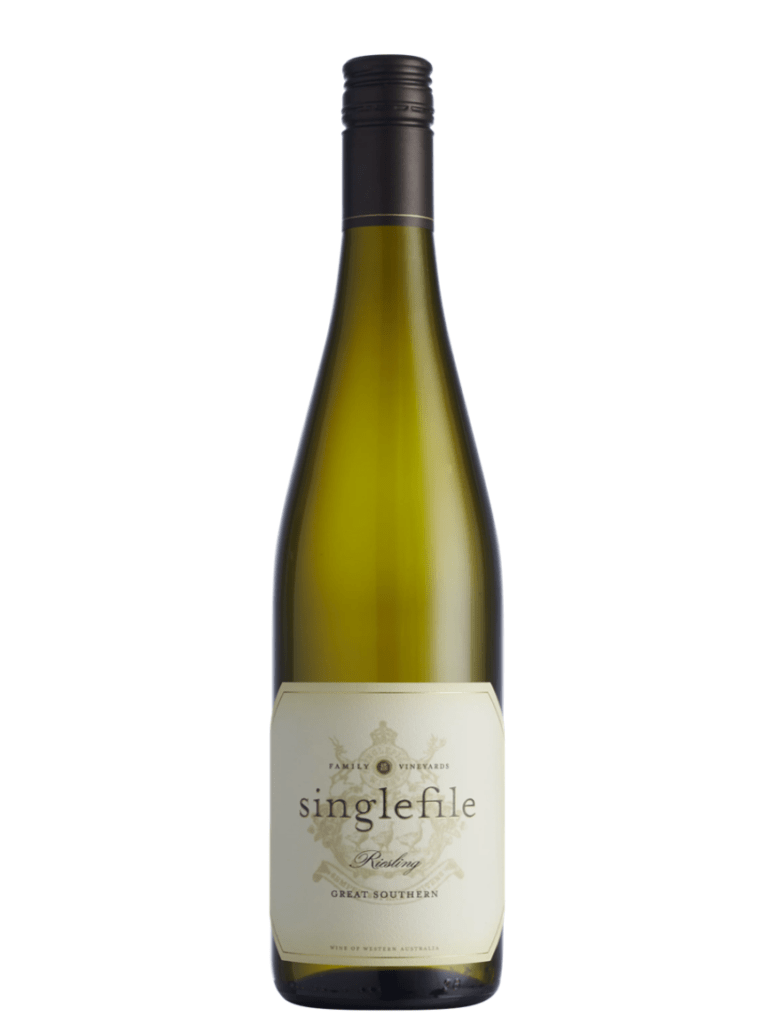 singlefile great southern riesling wine bottle