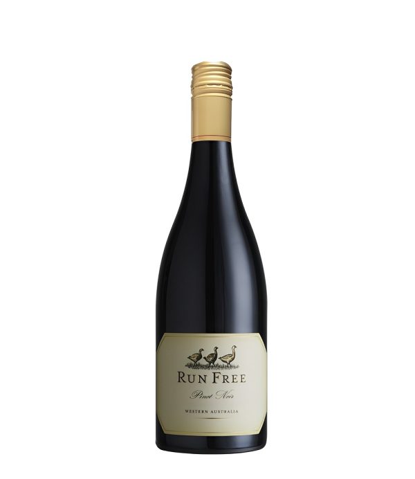 bottle of wine, singlefile run free pinot noir being delivered in perth.