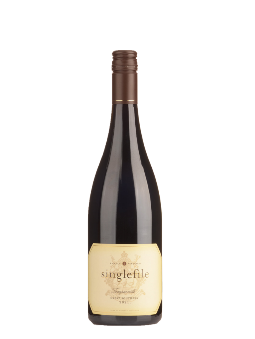 bottle of Singlefile Wines Great Southern Tempranillo 2022