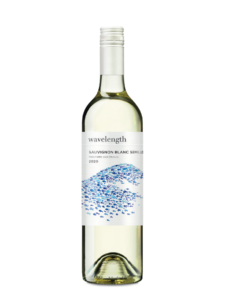 bottle of wavelenght sauvignon blanc semillon wine.