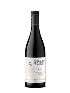 willow bridge estate grenache shiraz mouvedre wine bottle