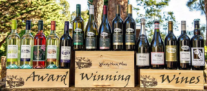 bottles of wine from woody wook winery in margaret river, western australia. Bottles of wine featuring their award-winning range.