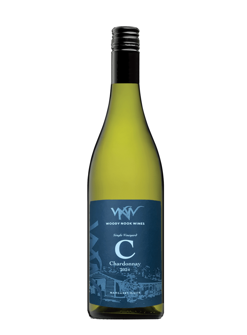 woody nook wines new 2024 chardonnay wine bottle