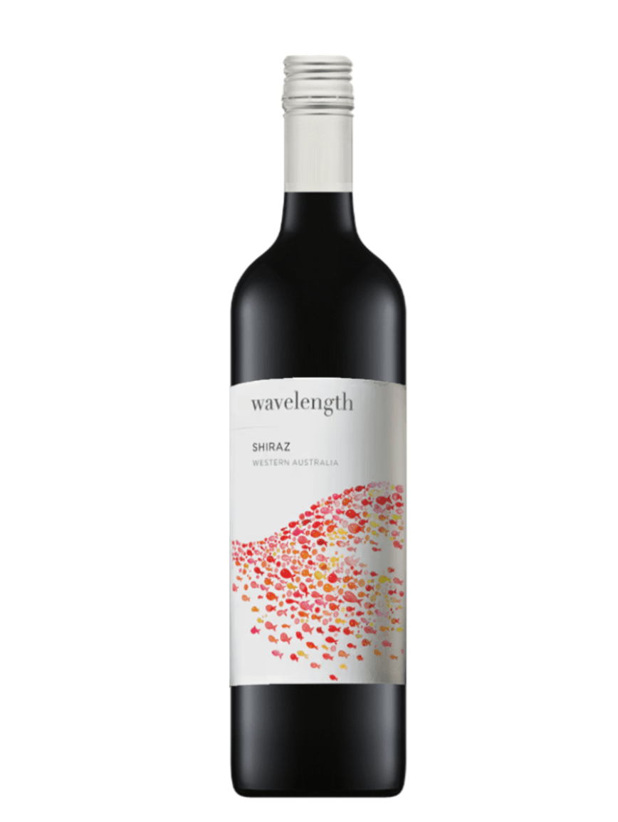 wavelenght shiraz wine bottle from graphite road winery