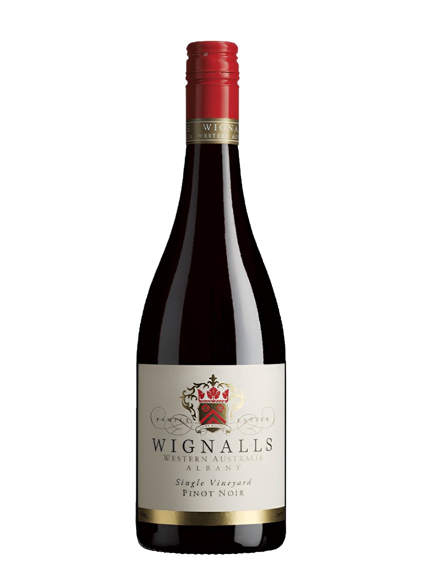 bottle of Wignalls Wines Single Vineyard Premium Pinot Noir 2022