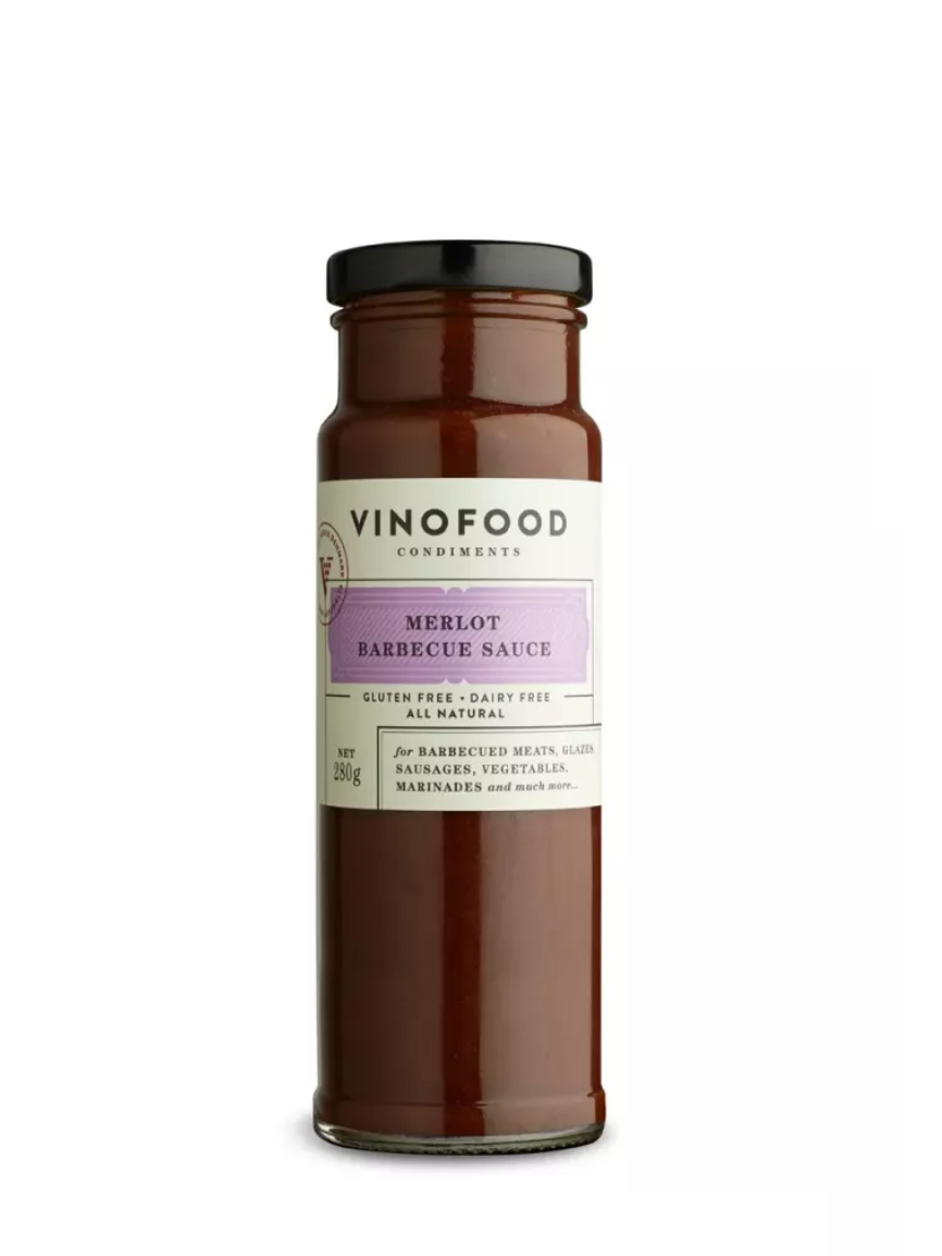 bottle of Vinofood Merlot Barbecue Sauce - Flavoursome Aussie Blend