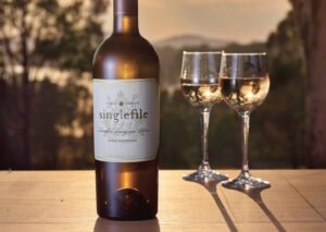 Picture of singlefile wines semillon sauvignon blanc, denmark. Singlefile perth stockist