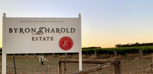 picture of byron and harold winery. Chapter & Verse Shiraz vineyard