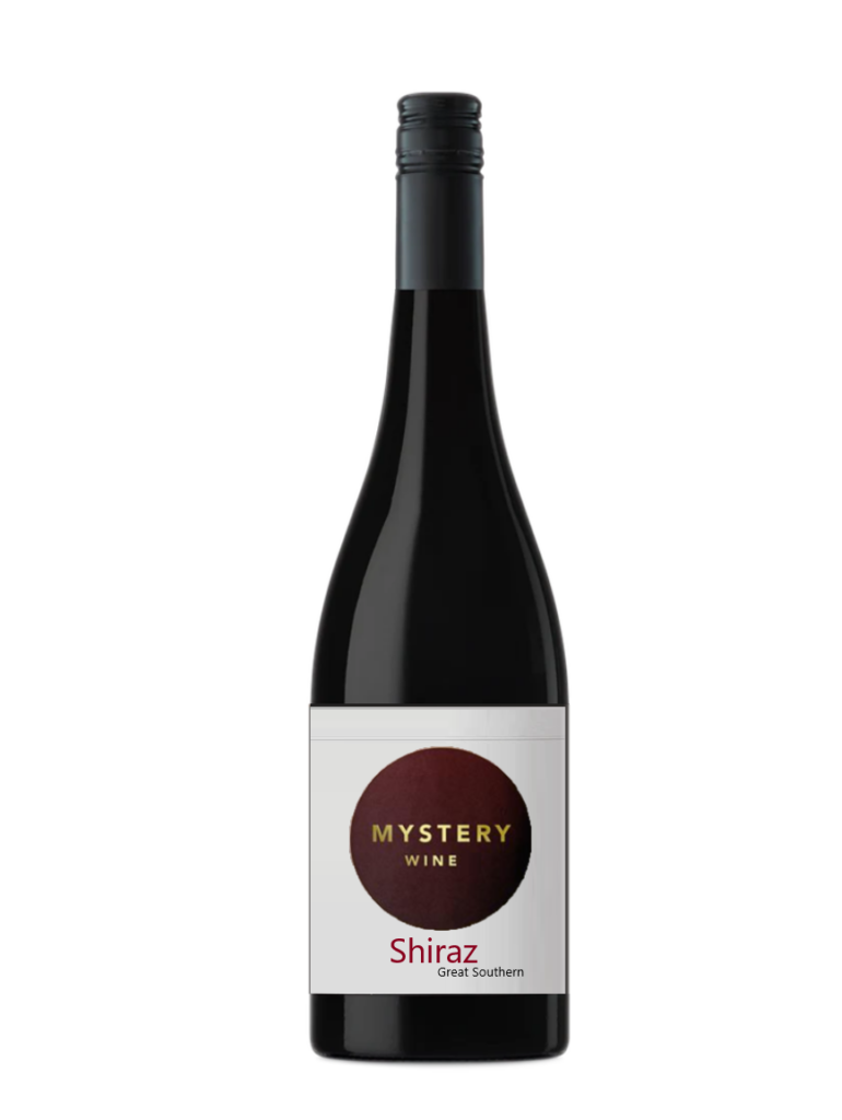 bottle of 'MYSTERY' 2019 Shiraz | 50% Off RRP $60