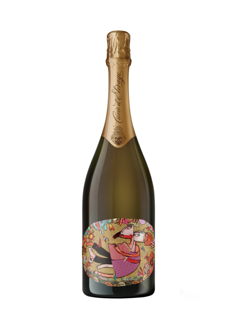bottle of wills domain sparkling rose, Cuvée d'Élevage.