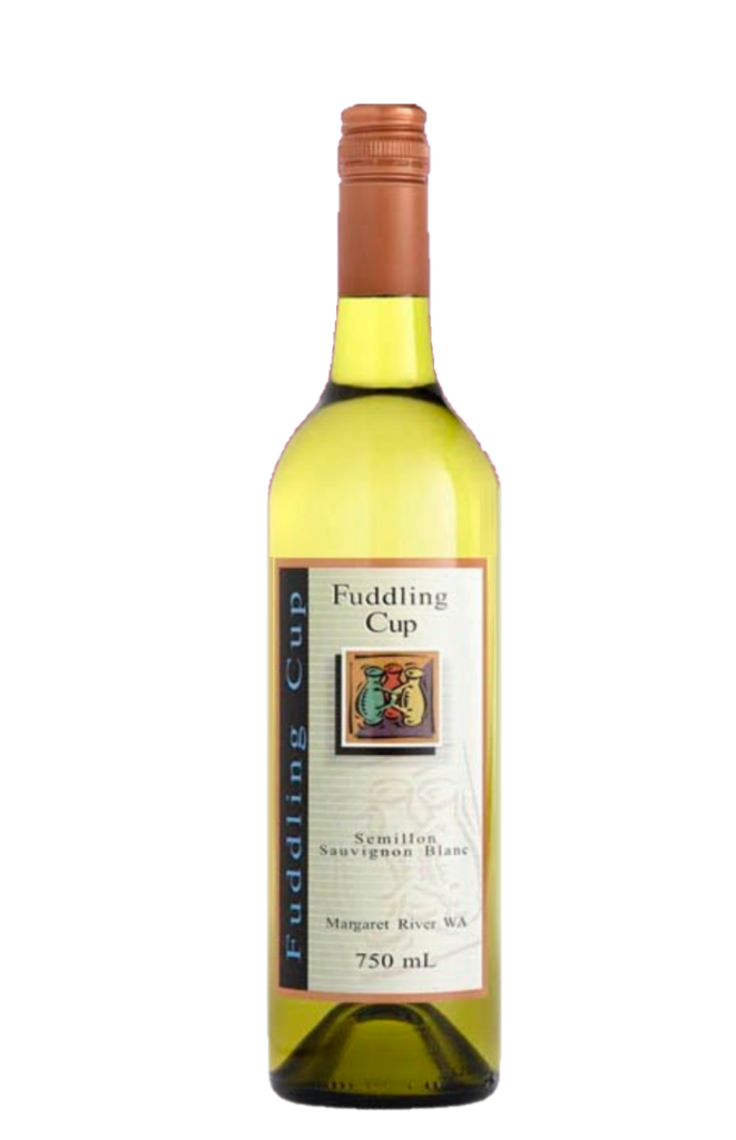 bottle of fuddling cup semillon sauvignon blanc wine