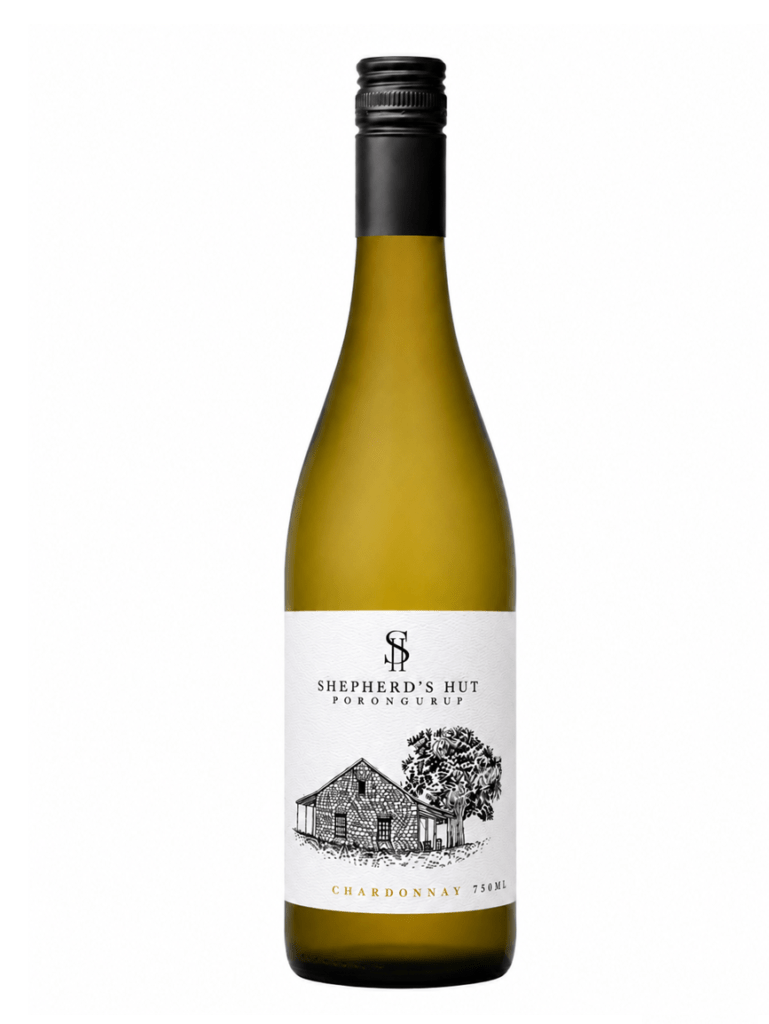 Shepherds hut chardonnay wine bottle