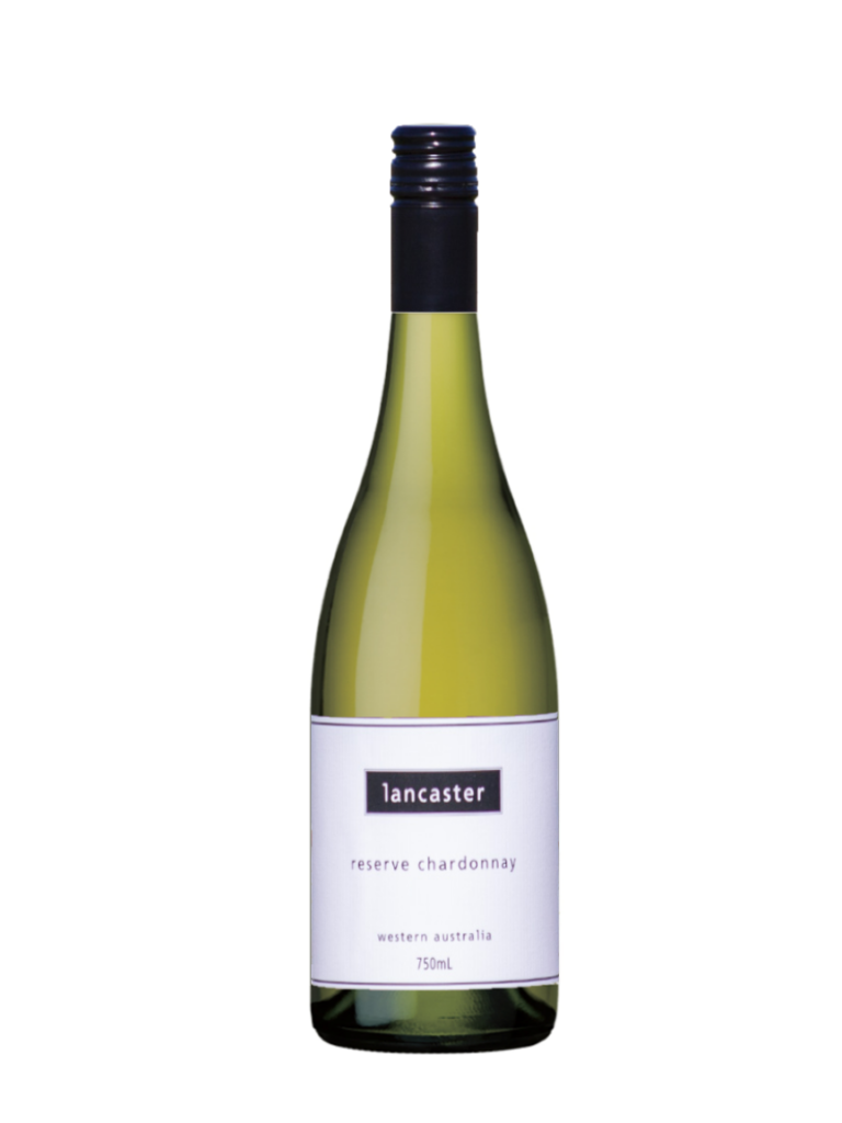 bottle of lancaster wines reserve chardonnay from the swan valley in western australia.