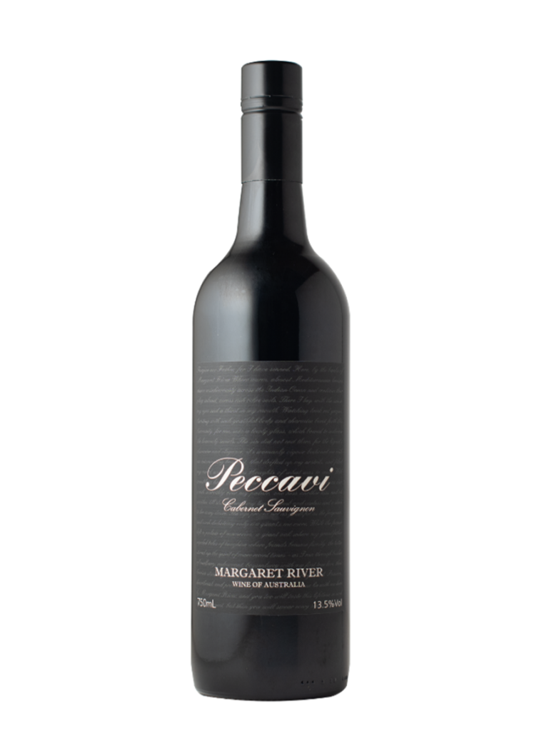 bottle of peccavi cabernet sauvignon from Margaret River