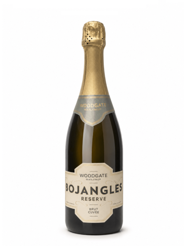 Woodgate sparkling bojangles wine bottle