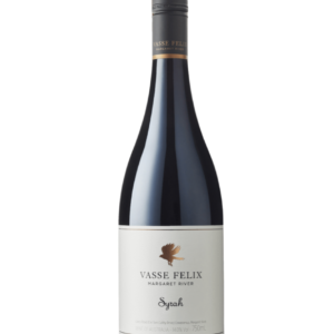 bottle of wine from vasse felix premier syrah from Margaret River wine region.
