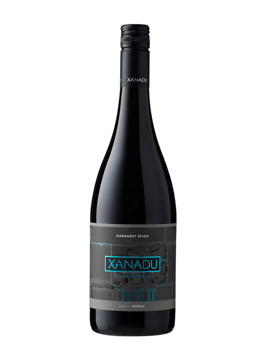 bottle of Xanadu vinework shiraz from margaret river.