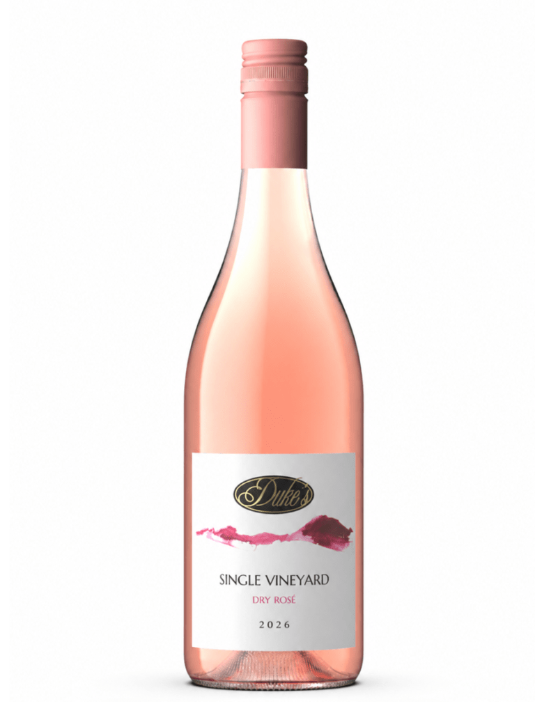 Dukes Single Vineyard Rose wine bottle, new 2026 vintage