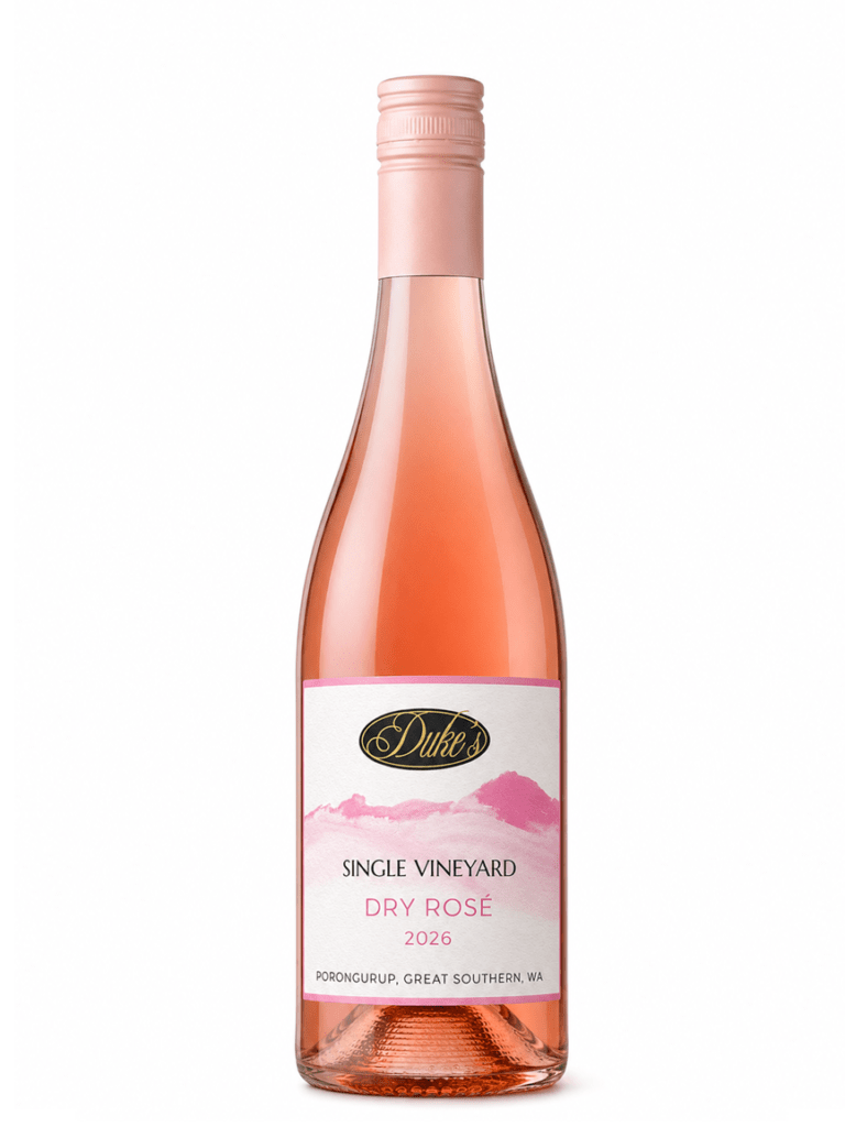 Dukes Vineyard rose 2026 wine bottle