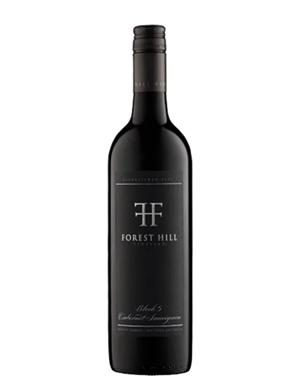 forest hill block 5 cabernet wine bottle