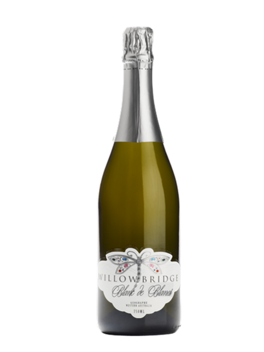 bottle of willow bridge blanc de blanc sparkling